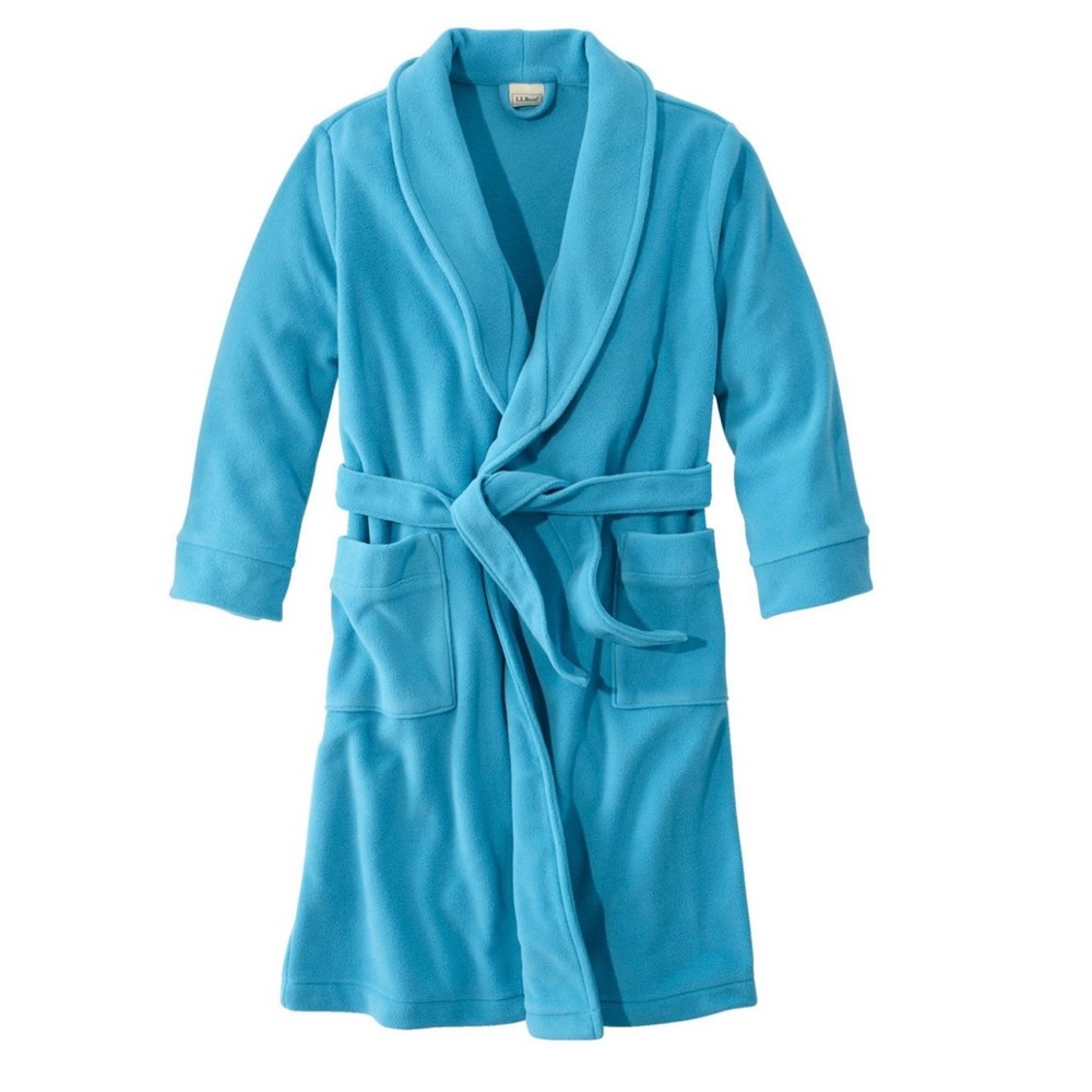L.L. Bean Kids Fleece Robe XL 18